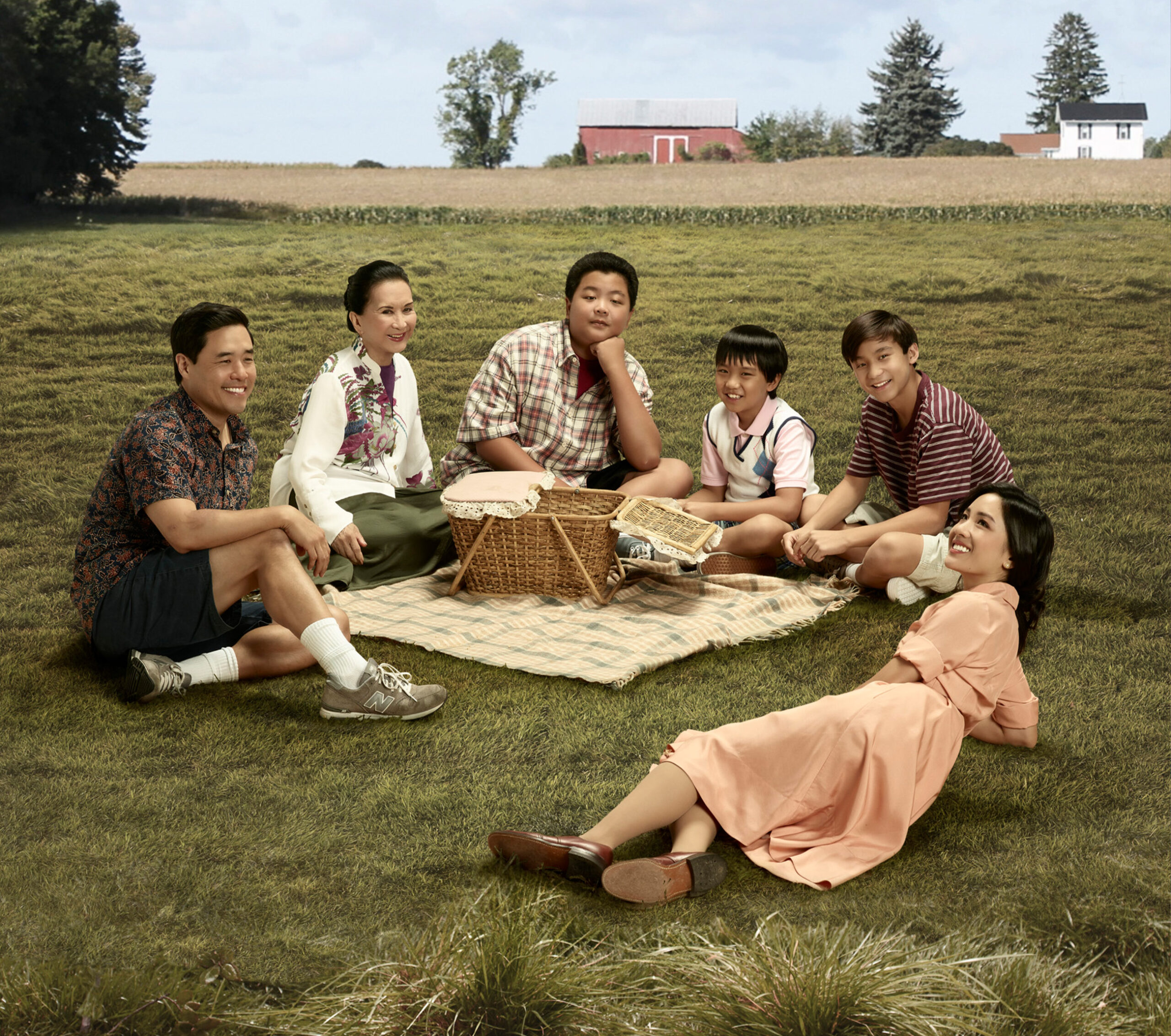 The starring family of Fresh Off the Boat (ABC). ABC/Bob D'Amico